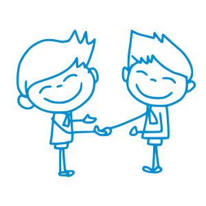 Team Cartoon blue